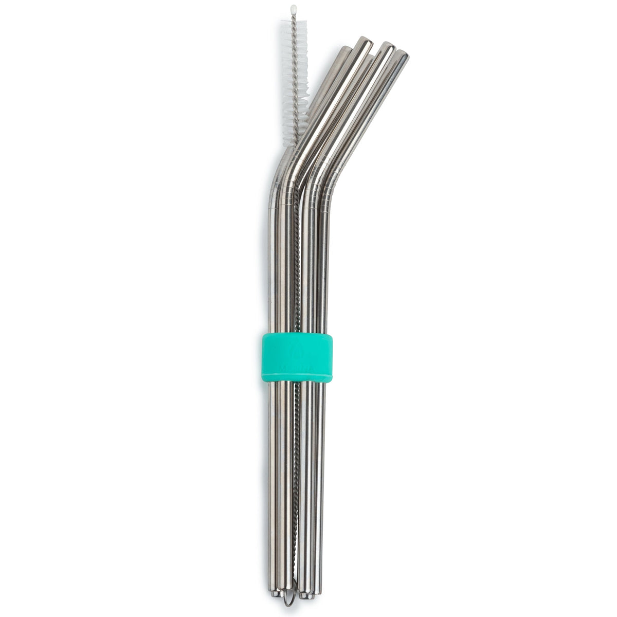 Set of 8 Stainless Steel Reusable Straws&Silicone Straw Holder