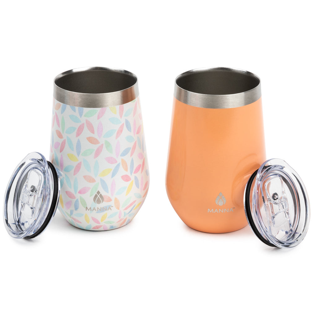 2-Piece Springtime Wine Tumbler Set