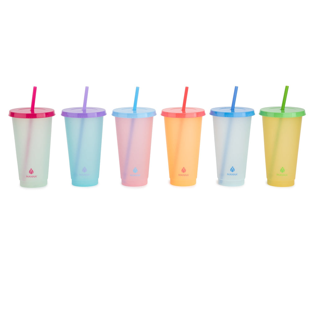 24-Piece Summer Color-Changing Cup Set