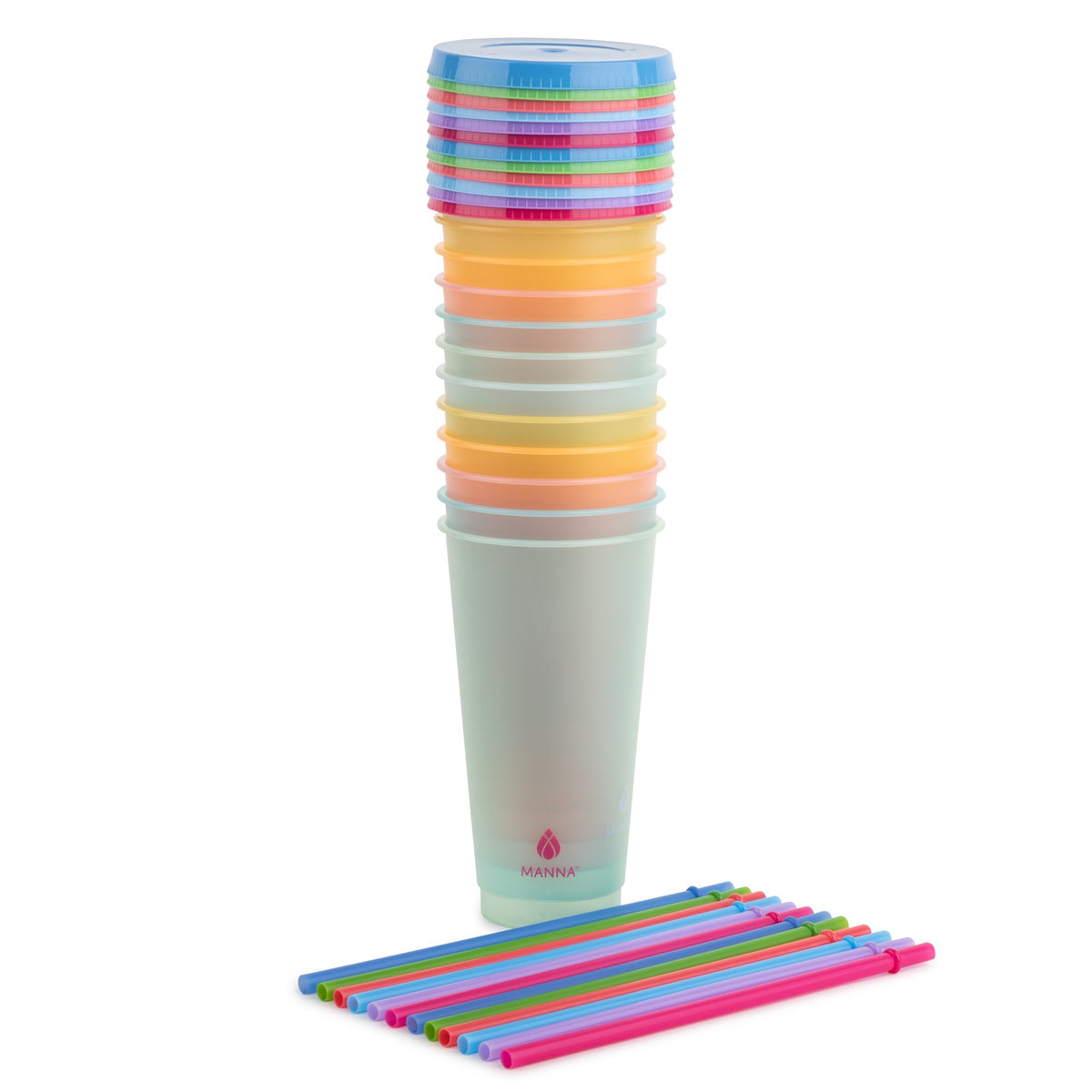 24-Piece Summer Color-Changing Cup Set